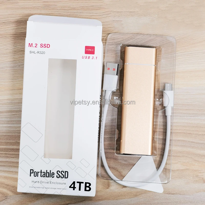 

SSD External Hard Drive Portable 2TB 4TB 8TG 16TB USB 3.0 Type-c Solid-state Drive