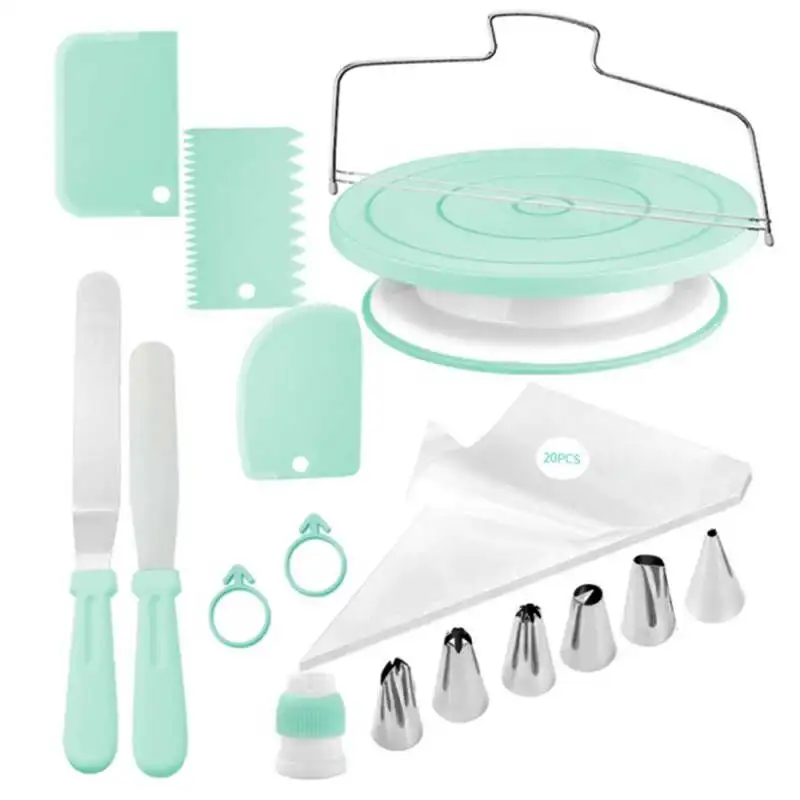 36pcs Cake Decorating Tip Set Stainless Steel Pastry Bag Nozzle Cream Baking Accessories Confectionery Tools for Home Bakers