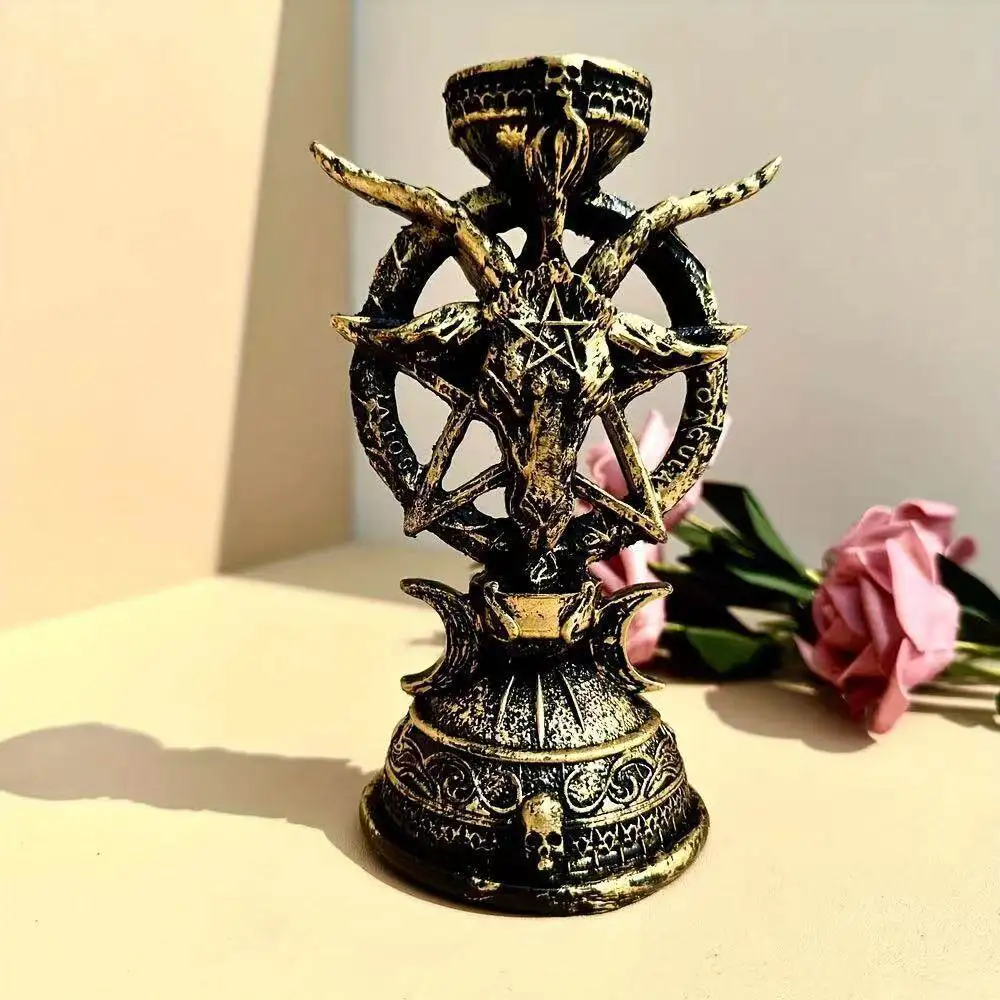 Satan series high footed goat crystal ball