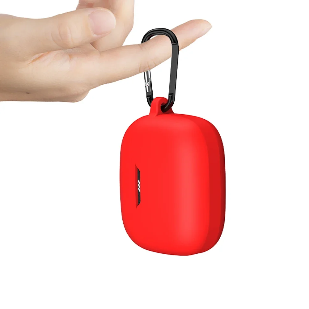 Rubber Earphone Case for JBL TUNE BUDS Case Glass Bean Silicone Protective Cover Anti Drop Headset Headphones Protection Case