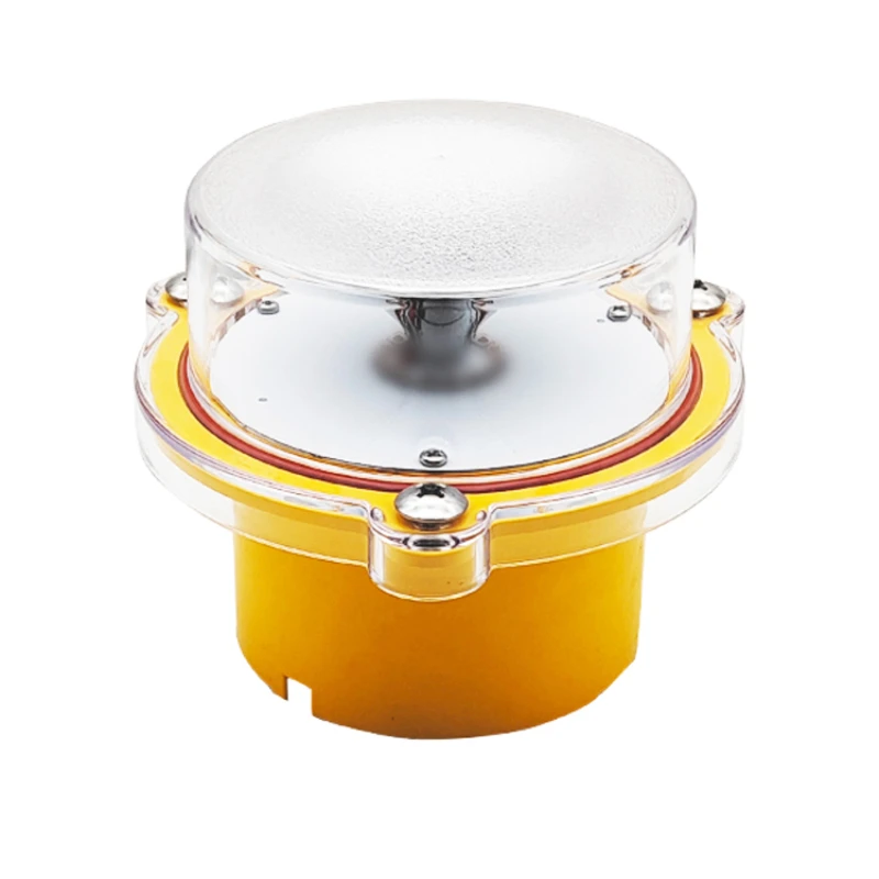 

Type C low-intensity aviation obstruction light Airport on-board construction vehicle Top with yellow flashing obstacle warning