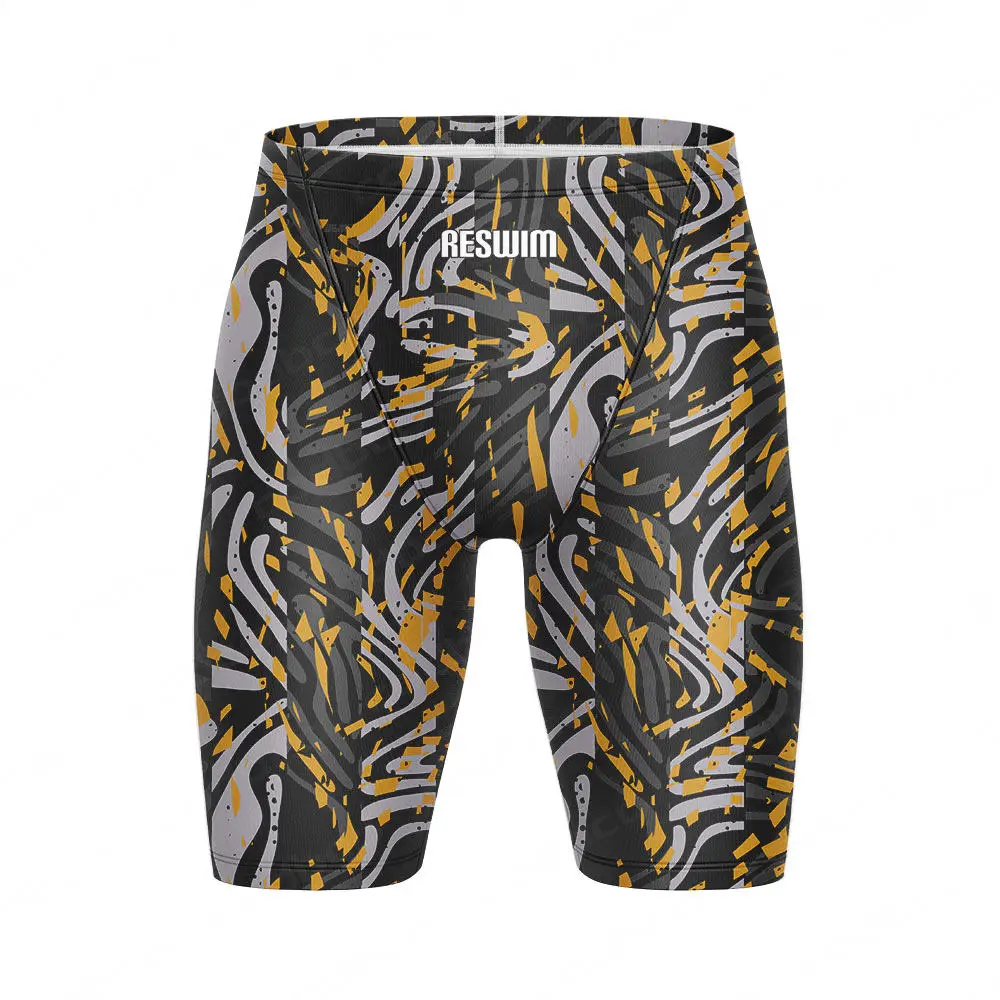 Jammer de natación de verano para niño, traje de baño de entrenamiento atlético de resistencia, bañadores de playa para hombre, traje de baño, mallas, pantalones cortos de surf