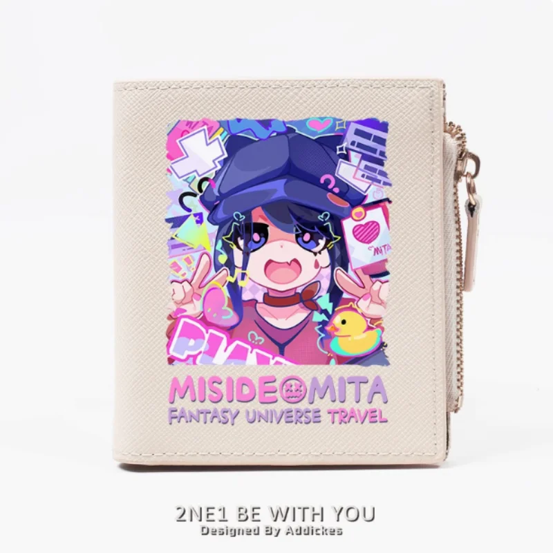 

Anime MiSide Fashion Wallet PU Purse Card Coin Zipper Money Bag Cosplay Gift B2088