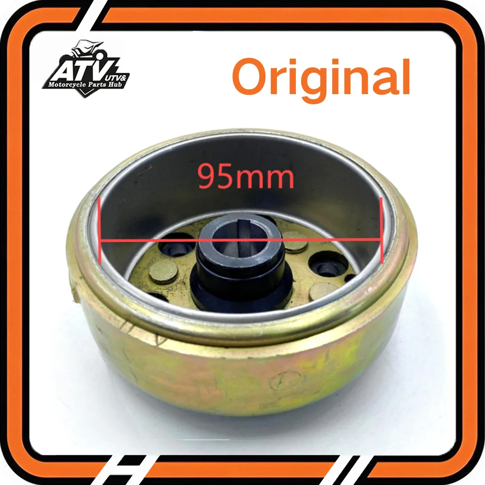 

Original FLYWHEEL ROTOR ASSY MAGNETO COIL COVER For Stels 300B Buyang 300 Linhai 260 300 24002 LU019988 2.1.01.2021