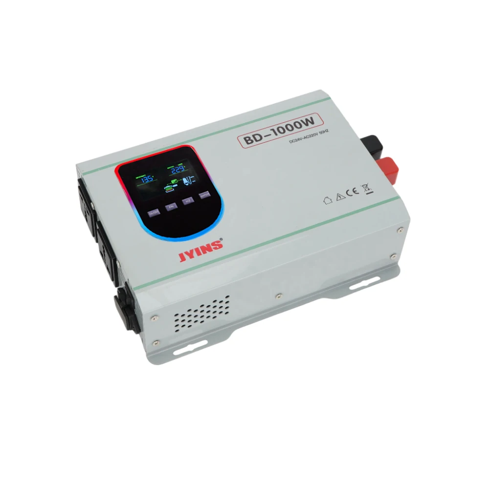 Fast Charger 12V 24V 48V 1000W Bidirectional Single Phase Pure Sine Wave DC/AC Inverter Automotive Industrial Home Appliance Use