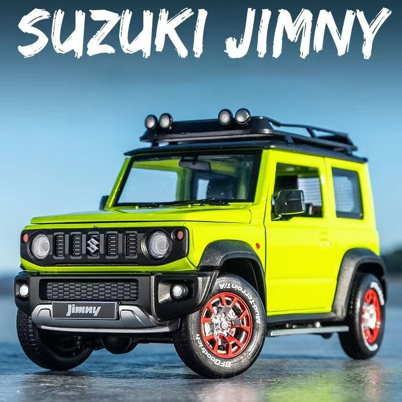 1:18 SUZUKI Jimny Assembled Version Alloy Car Diecasts & Toy Vehicles Car Model Lighting function Car Toys For Kids Gifts