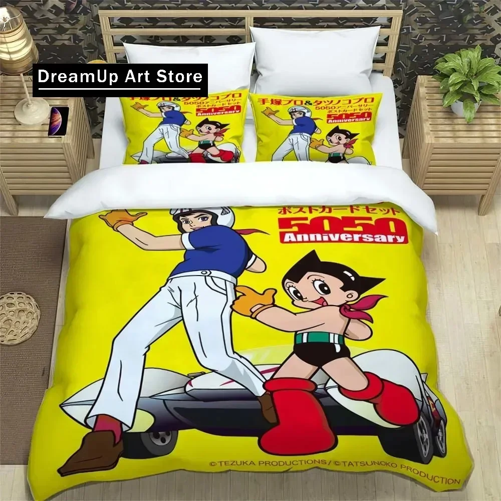 

Animation A-Astro Boy Bedding Set Boys Girls Twin Queen King Size Duvet Cover Pillowcase Bed boys Adult Bedroom