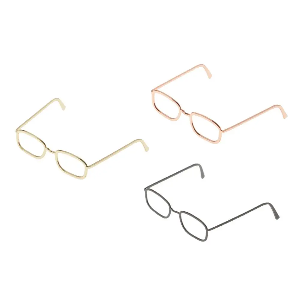 6th Action Statue Hobbyist Toys Alloy Glasses Parts 2.3x2.3cm