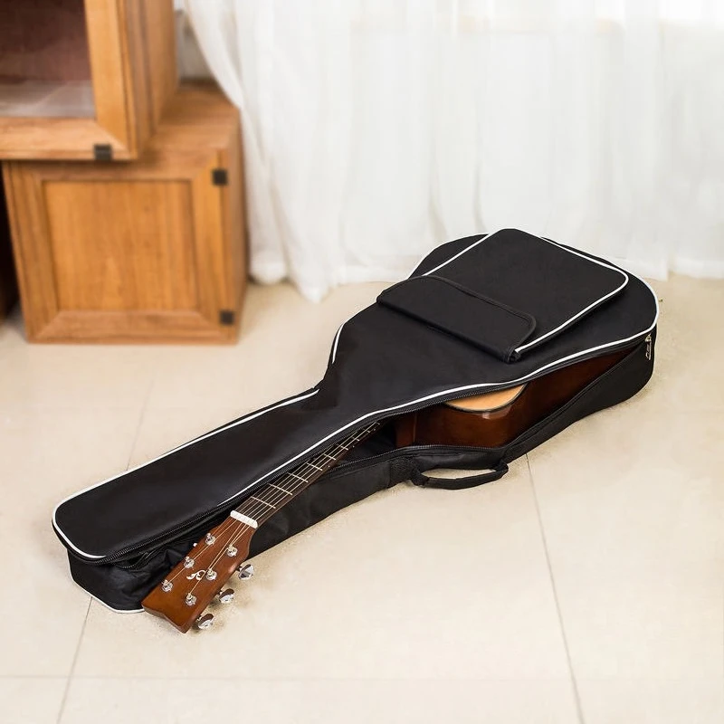 

41-inch Guitar Backpack with Cotton Waterproof Oxford Cloth Folk Guitar Storage Box Bag