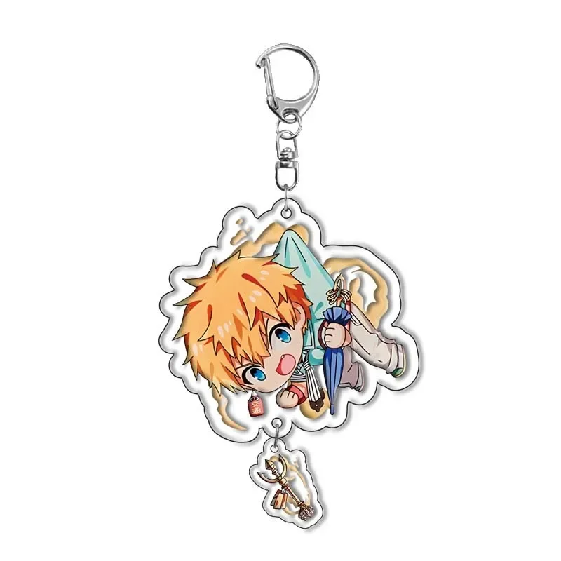 Anime Toilet-bound Hanako-kun Keychain Cartoon Figure Yugi Amane Yashiro Nene Minamoto Kou Pendant Car Key Ring Bag Jewelry Gift