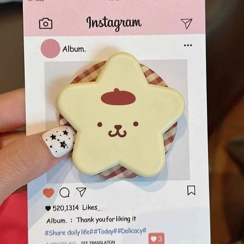 Für Magsafe Magnetischer Handyhalter Grip Tok Ständer Niedlicher Cartoon PomPomPurin Für iPhone Faltbare Kabellose Ladehülle Halter – Detail 1