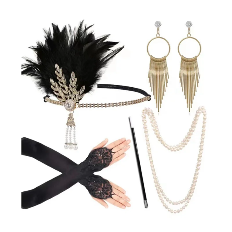 

Women's Accessories Fancy Dress Accessories 20's Girl Costume 1920S Set Jewellery