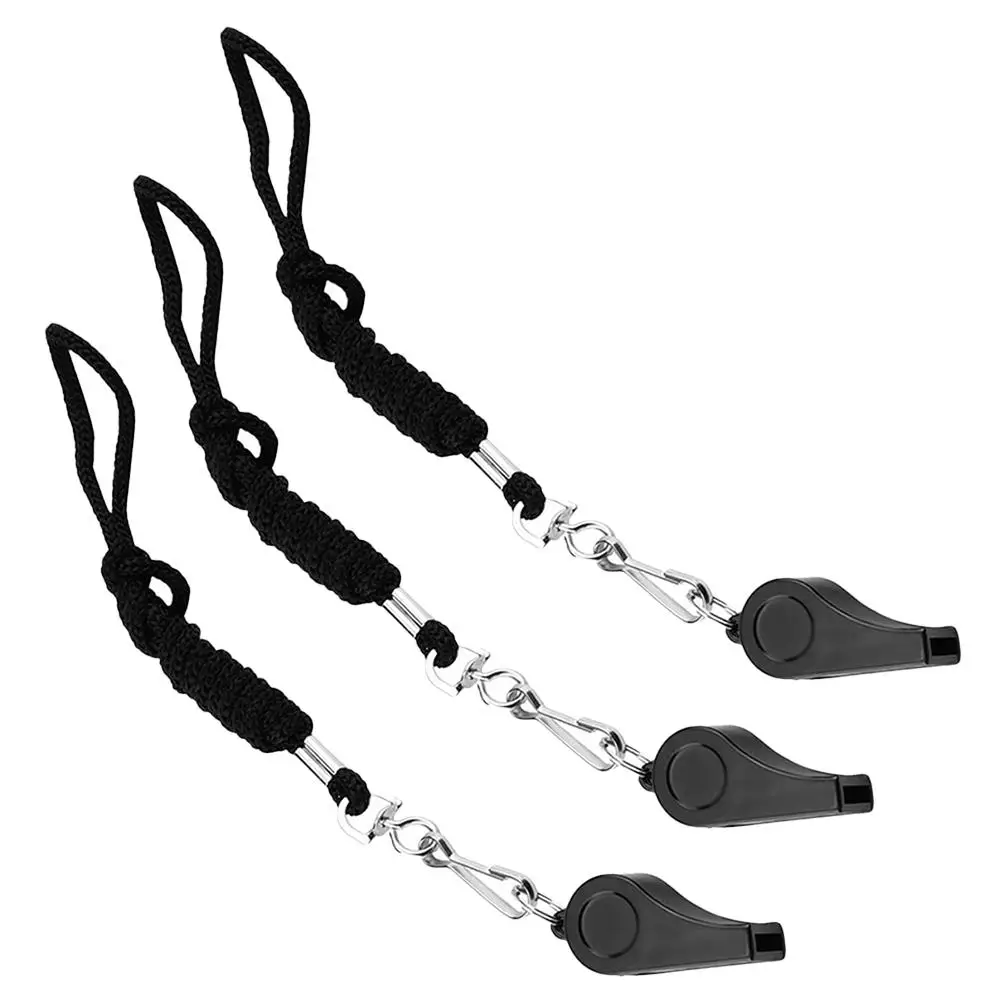 

Referee Whistle Black Abs Basketball Child Plastic Sports Loud Sound Portable Outdoor Pet Training Football Soccer