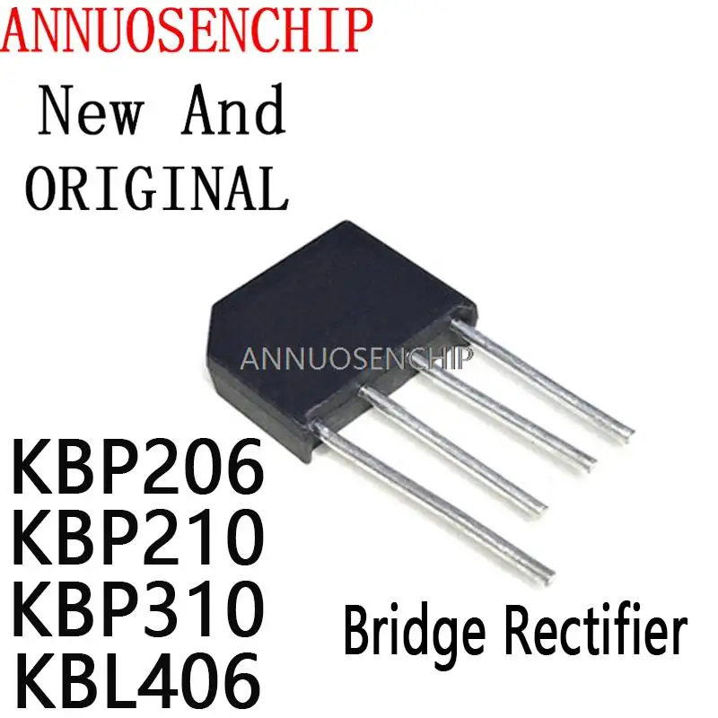 5PCS 2A 3A 4A 6A 8A 10A 15A 600V 800V 1000V Diode Bridge Rectifier 608 610 KBU810 1010 1510 410 KBP206 KBP210 KBP310 KBL406