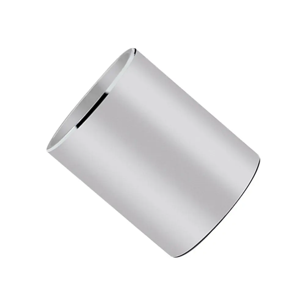 Aluminium Alloy Pen Holder Silver Sturdy Desktop Pencil Organizer Pen Pot for Office Home School Stationery Storage