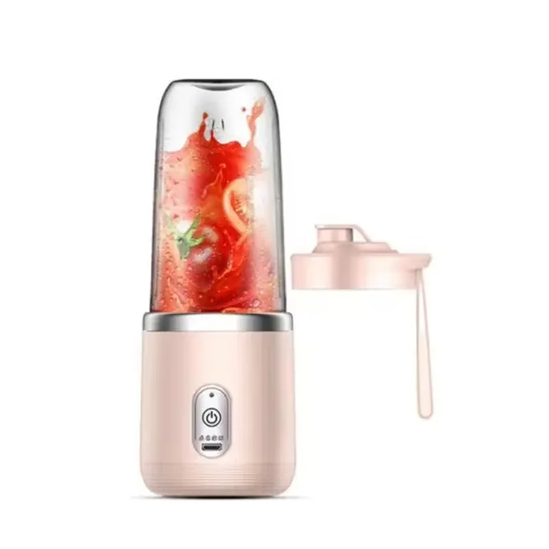خلاط صغير قابل لإعادة الشحن من SHGO-USB، مجموعة واحدة من عصارة محمولة جديدة مع كوبين، كوب عصير طازج، آلة عصير صغيرة
