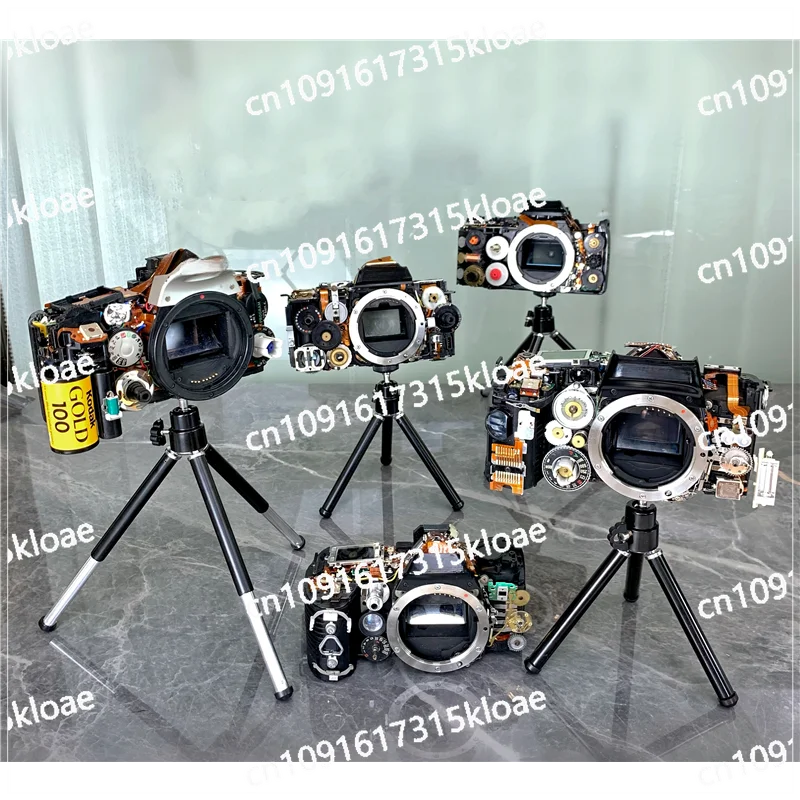 Nostalgic Vintage Punk Camera Ornament Mechanical Crafting Old Objects Handicrafts Collection Creative Metal Ornaments