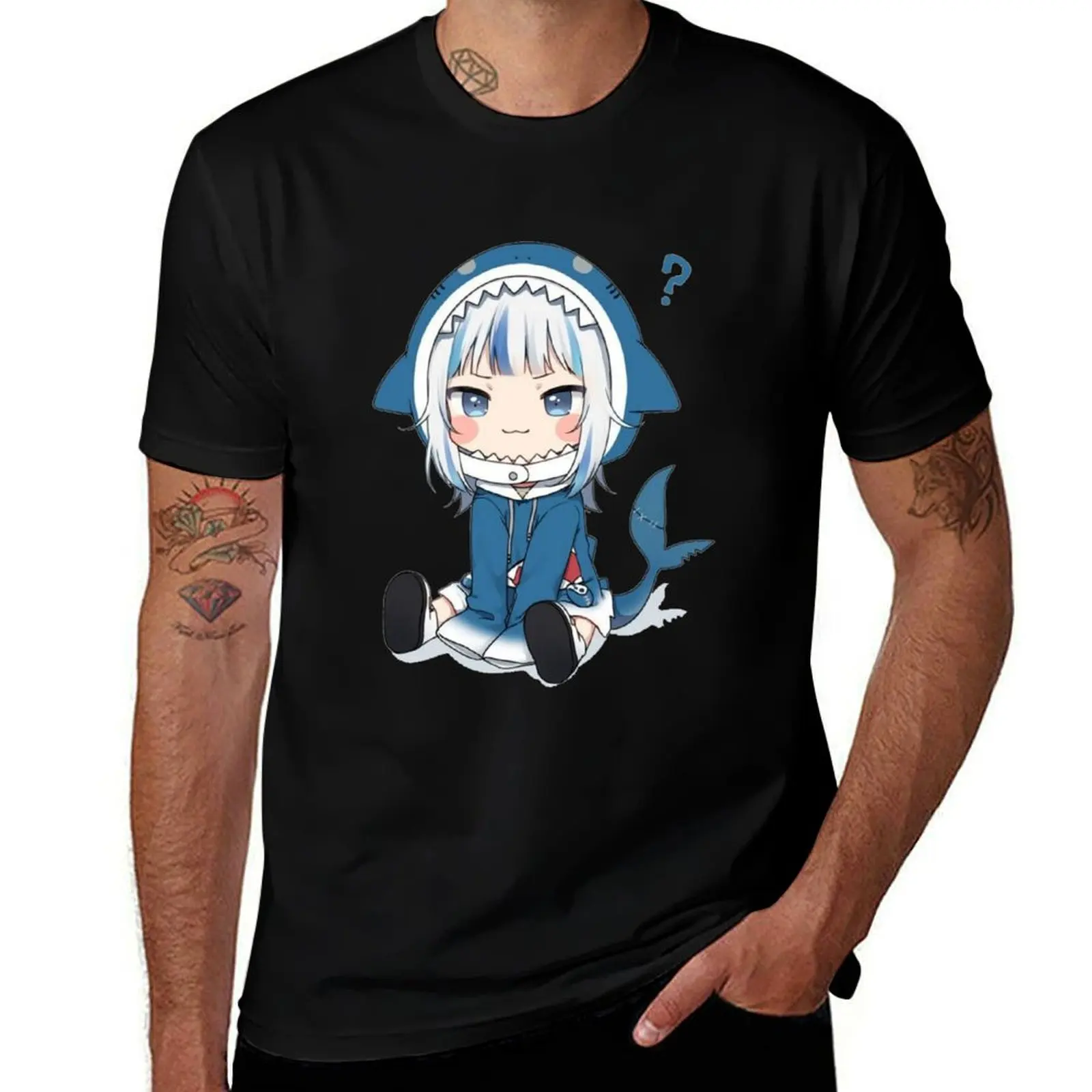 

Gura Hololive T-Shirt plus size clothes sublime luxury designer luxury clothes men