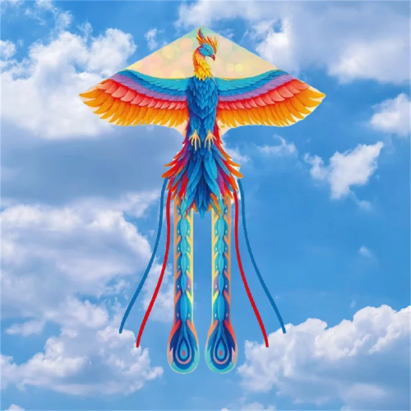 free shipping peacock kites for child outdoor games kite air ripstop ylon fabric kite new arrival flight kite 3d kites weifang