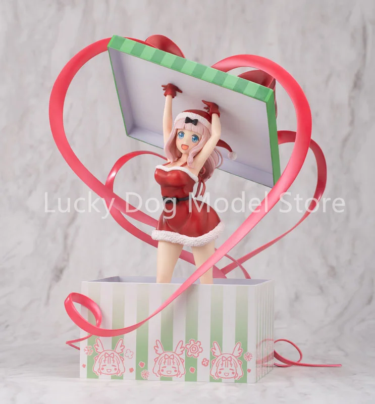 Myethos Original:Kaguya-sama: Liebe ist Krieg? Chika Fujiwara Weihnachtsgeschenk Ver 1/7 PVC Action Figure Anime Modell Spielzeug Puppe Geschenk