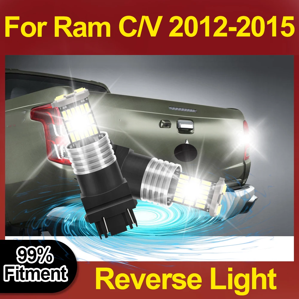 

3400LM 3157 P27/7W T25 Car Lamp 6000K High Quality Reverse Light 12V CSP Chip 6W Small Lights For Ram C/V 2012 2013 2014 2015