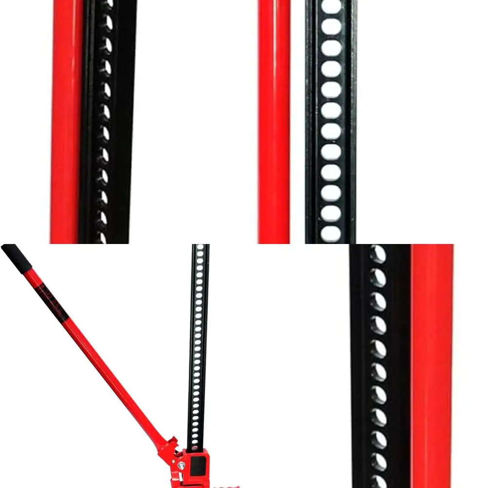 

Домкрат для бездорожья повышенной прочности, грузоподъемность 3 тонны/6600 фунтов, сталь с красным порошковым покрытием