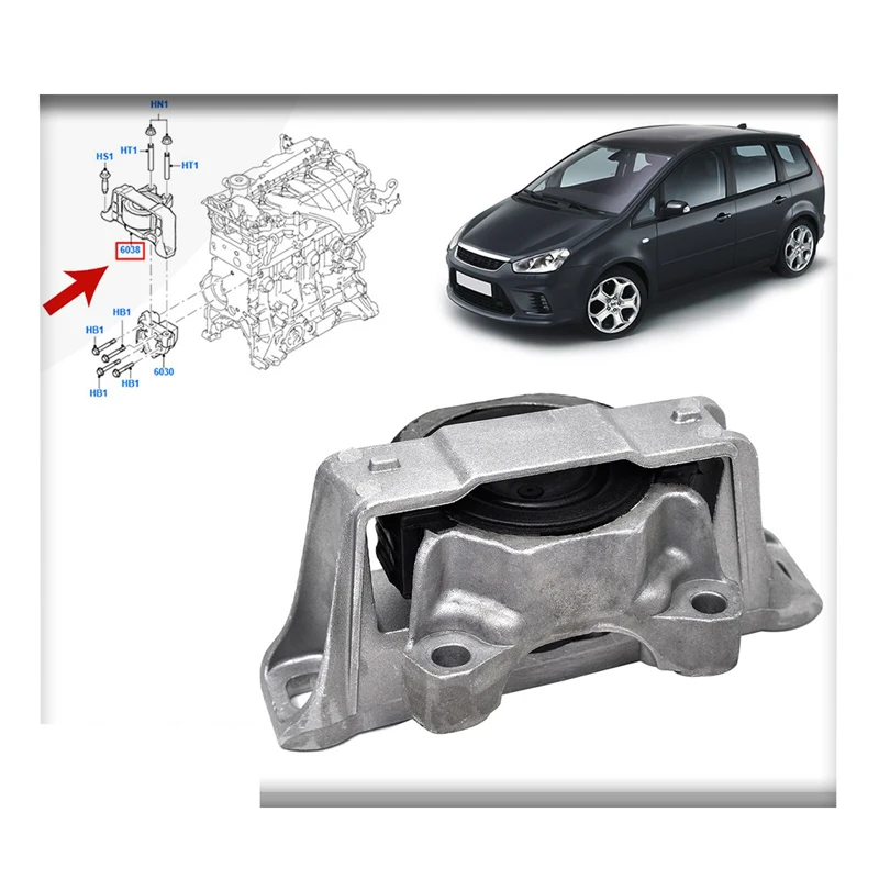 

FOR FORD FOCUS MK2 C-MAX 1.8 TDCI 115HP FRONT RIGHT ENGINE MOUNT 1343056