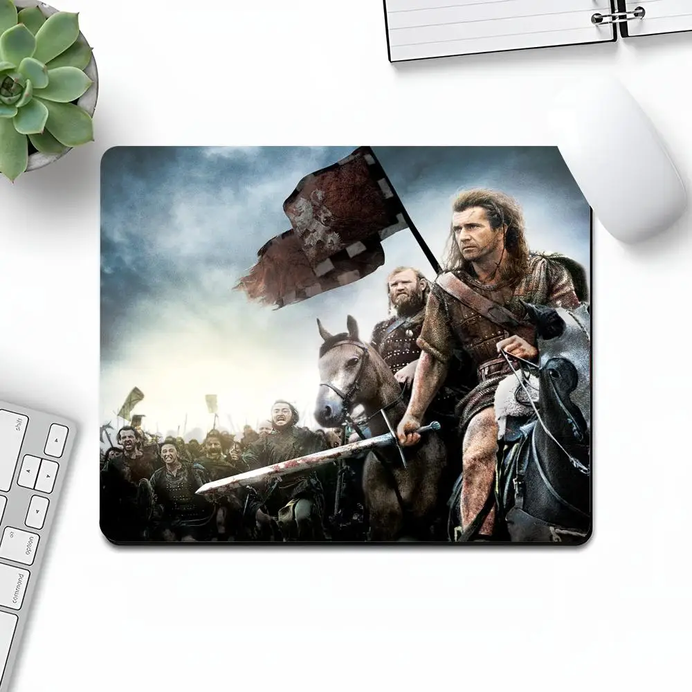 

Braveheart Mouse Pad Art Gaming Gamer Small Rubber Locking Edge Large Computer MousePad Cool Laptop Desk Pad