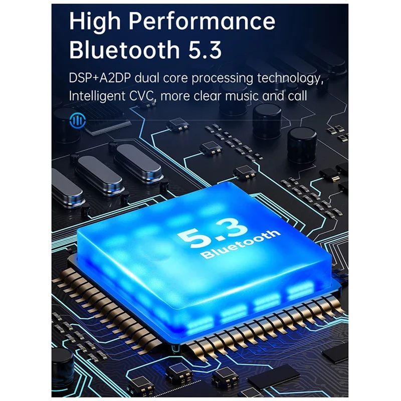 CS-BC89 Car Fast Charging 5.3 Bluetooth MP3 Player FM Transmitter QC18W Charger PD30W Translucent