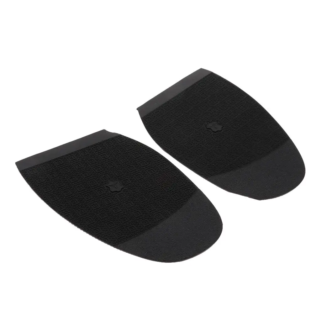 3-6pack Glue on Half Soles Anti Slip Shoe Repair Tools Pad Heel Protector Black