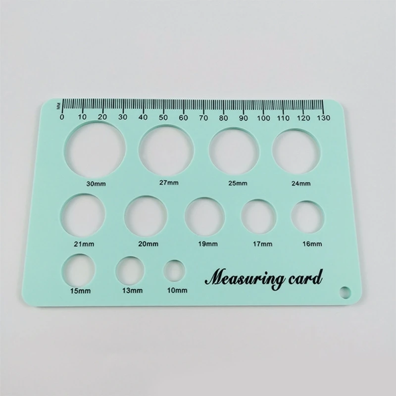 Soft Silicone Nipple Ruler Breastpump Flange Ruler Nipple Diameter Measure Ruler