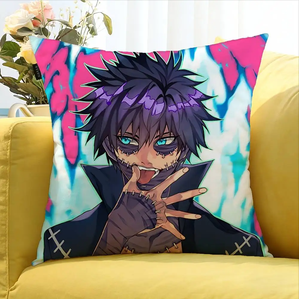 Toya Todoroki D-Dabi Various Sizes Square Pillow Case For Car Home Bedchamber Decor