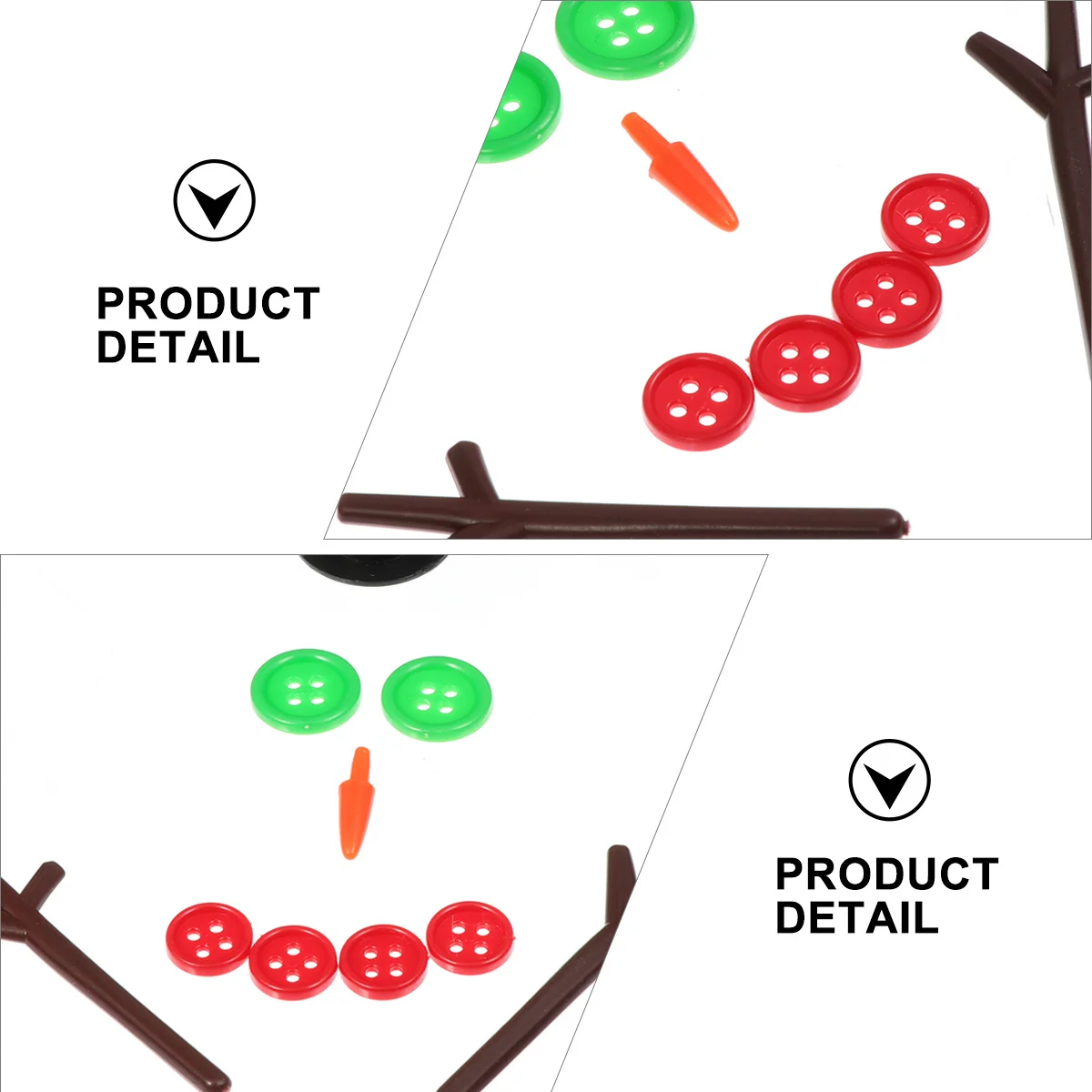 50セット手作りDIY雪だるまクラフトキットミニクリスマス帽子ニンジンクリスマスパーティー装飾クリスマスオーナメントDIY雪だるま