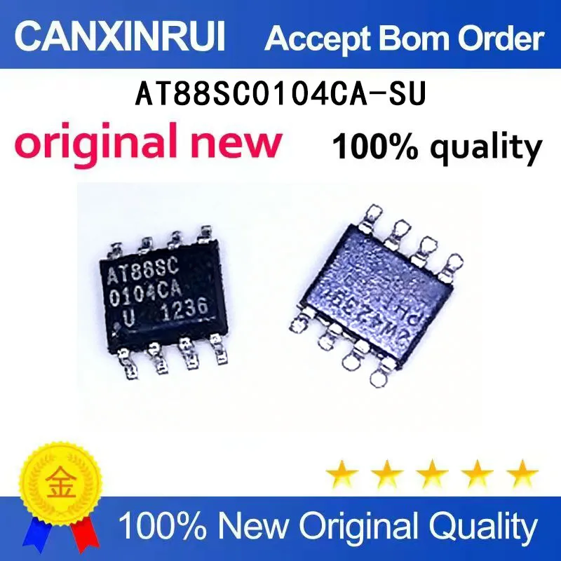 (5-100 Pieces) New original AT88SC0104CA-SU AT88SC 0104CA SOP-8 chip IC