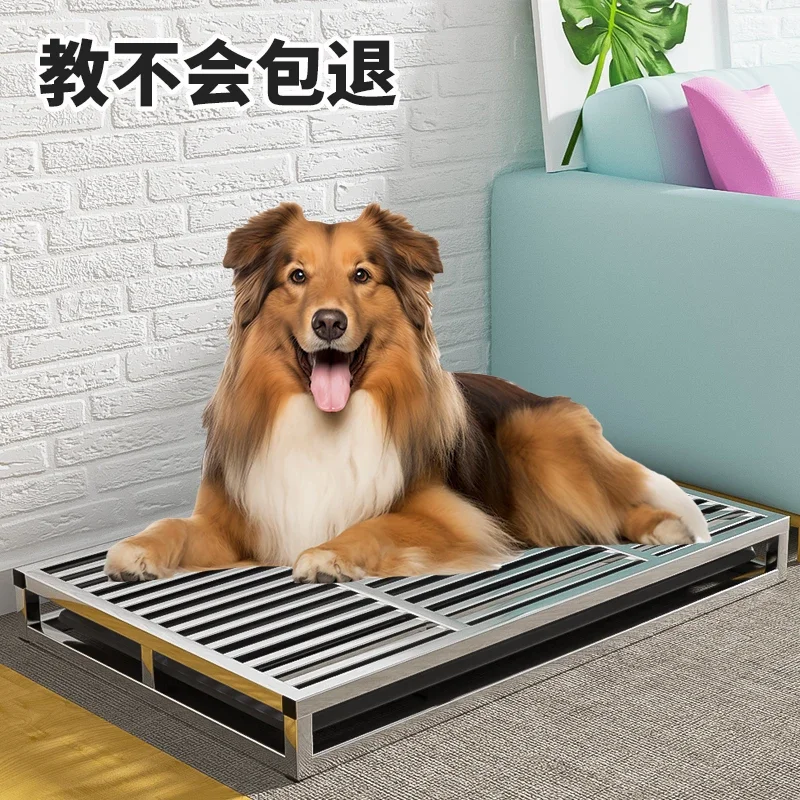 toilettes-pour-chien-grand-chien-en-acier-inoxydable-moyen-chien-anti-passe-fees-anti-morsure-coussin-d'urine-fixe-surdimensionne