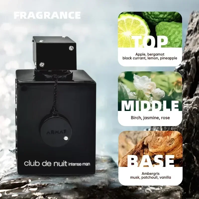 زيت عطر Club De Nuit Intense Woman من Armaf Is a Fragrance for Women ARMAF Club De Nuit Intense Man EDT & Women EDP (105ml)