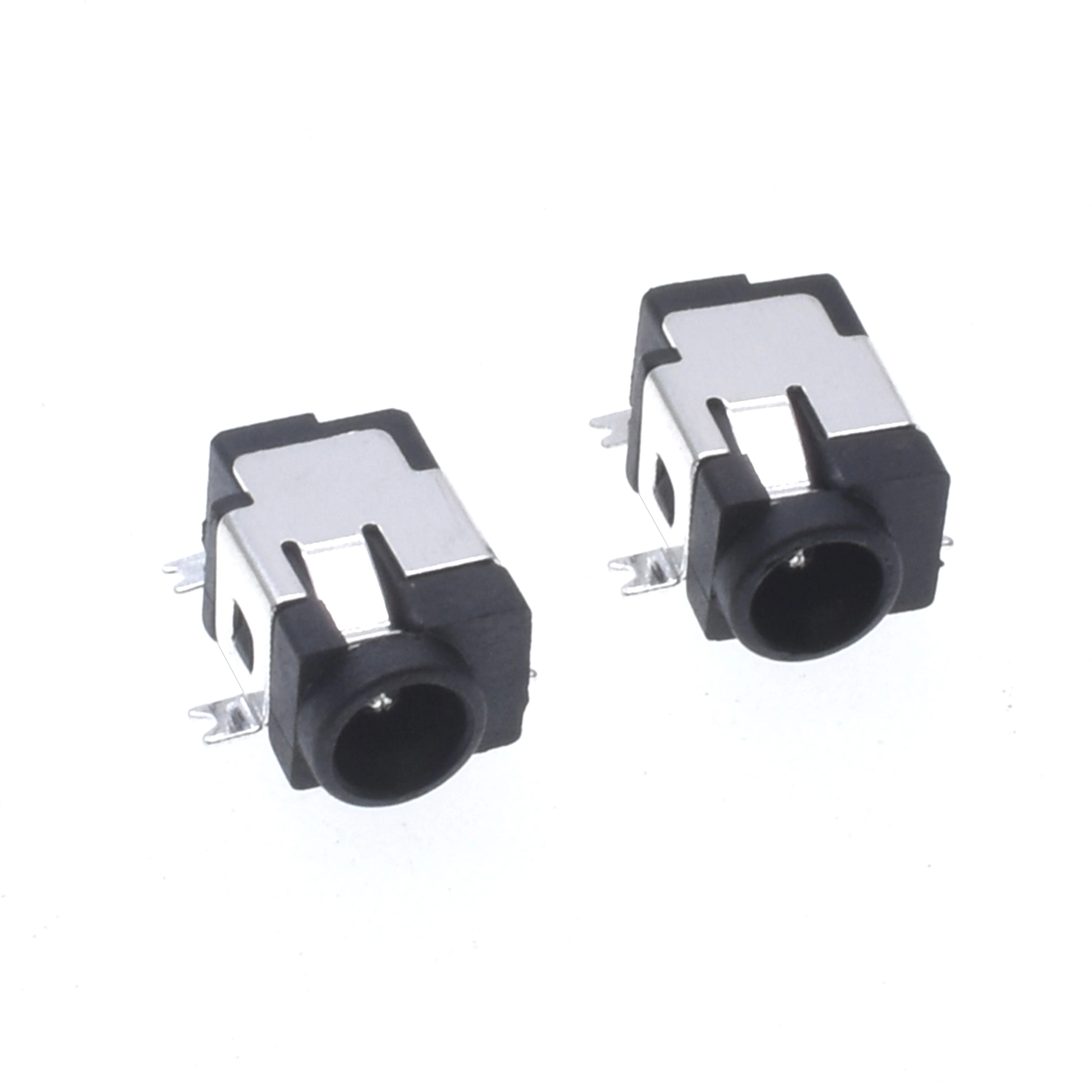 10Pcs DC-031A outer diameter3.5 caliber 1.3 inner core pin 4-pin patch high-temperature resistant DC power socket DC female base