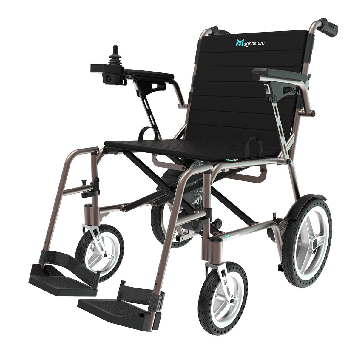 Baichen 12.8KG Ultra Light Travel Off Road Portable  Intelligent Magnesium Alloy 4x4 Electric Wheelchair for the Disabled