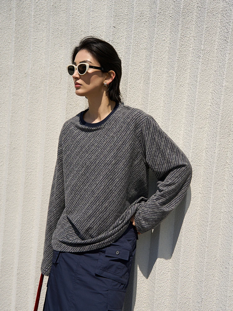 

Новая женская футболка Tofod из хлопка с цветочным узором, свободного кроя, в полоску, повседневная, весна 2025