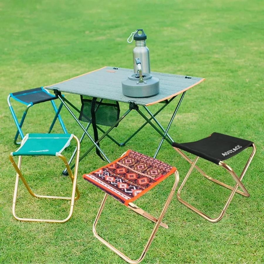 Ultralight Portable Folding Camping Stool for Outdoor Fishing Hiking Backpacking Travelling in Multiple Sizes XL:13x14x15 Large