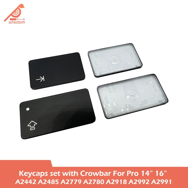 Laptop A2442 A2485 A2779 A2780 A2918 A2992 A2991 Keycaps Keys Key Cap Set for Macbook Pro M1 M2 M3 14" 16" Keyboard Repair