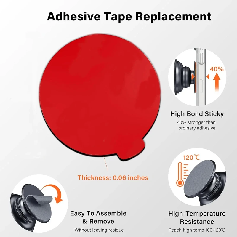 3/8/10 pçs resistente dupla face fita de espuma ponto impermeável sem costura auto-adesivo adesivo de instalação de carro para câmera traseira do carro