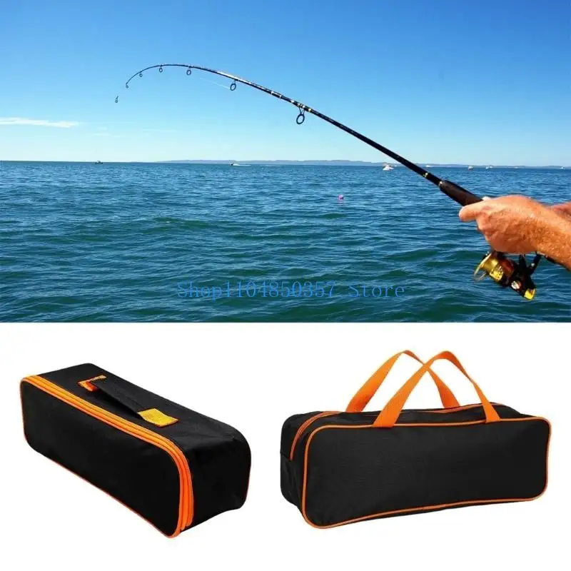 652F Fishing Bag Fishing Tool Bag Storage Handbag Fishing Tackle Camping Bag Outdoors
