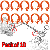 10pcs Multi-Purpose Shaft C-Clip For Chevrolet Captiva C100 MT Gearbox Shift Cable Clamp Retaining Ring Grip Retainer Fastener