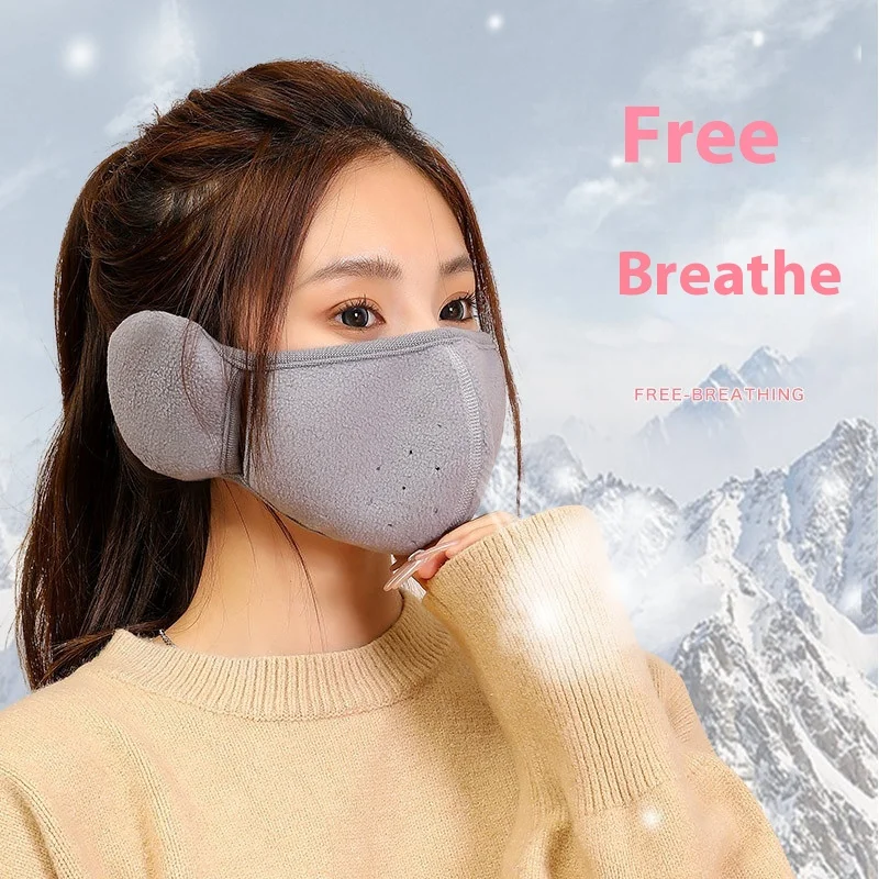 

3pcs/LOT Winter Warm Masks Breathable Face Protection Soft Fleece Face Mask Windproof Men Women Winter Mask with Ear Protecte