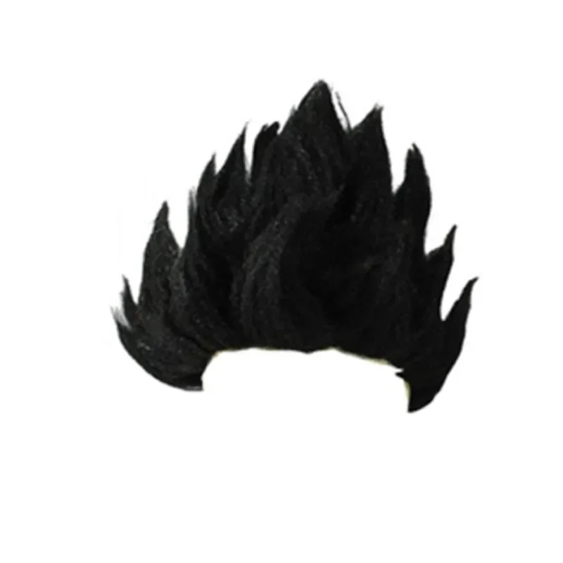 Cosplay Anime Wigs Costume Party Dress Up Black Blue Yellow Wig Halloween Carnival Party Wig