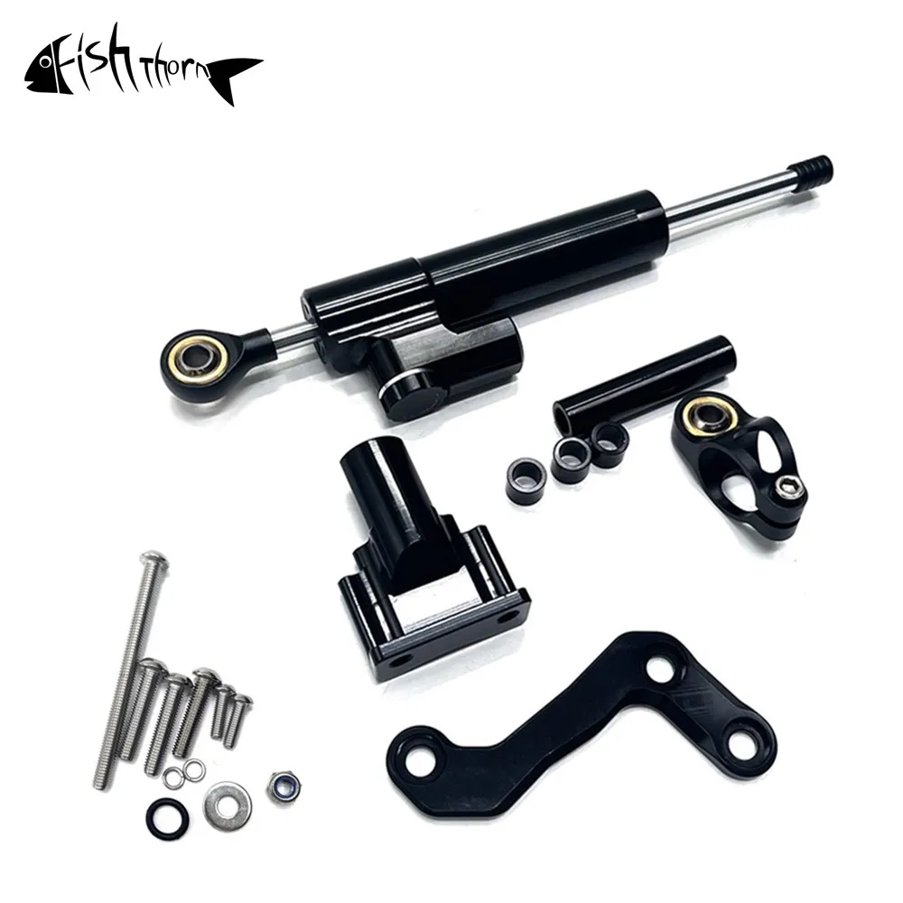 Motorbike Steering Damper Stabilizer Linear Steering For YAMAHA MT-03 MT03 2020-2023 Reverse Safety Damper Kit Adjustable