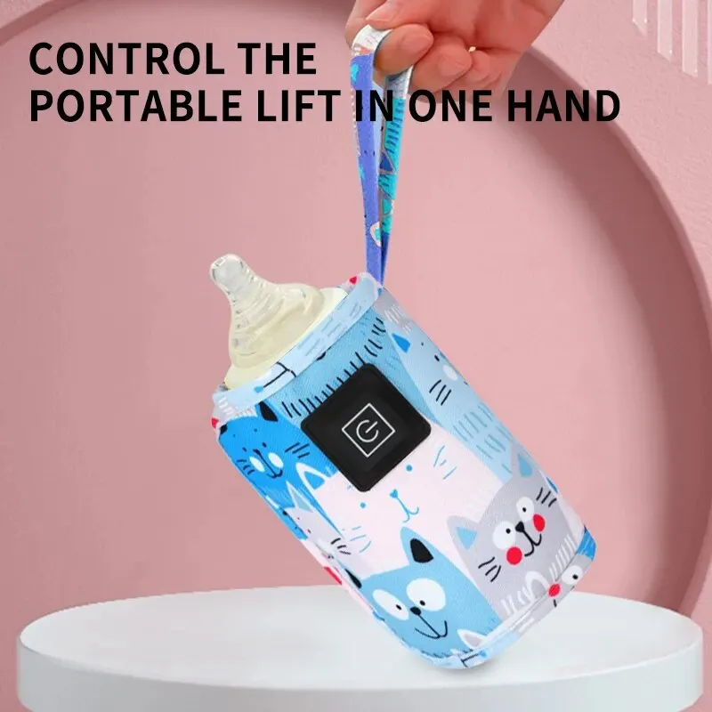 1 PCS USB Milk Warmer Constant Temperature Household Three Gear Adjustment Outdoor Portable Baby Universal Bottle Warm Sleeve