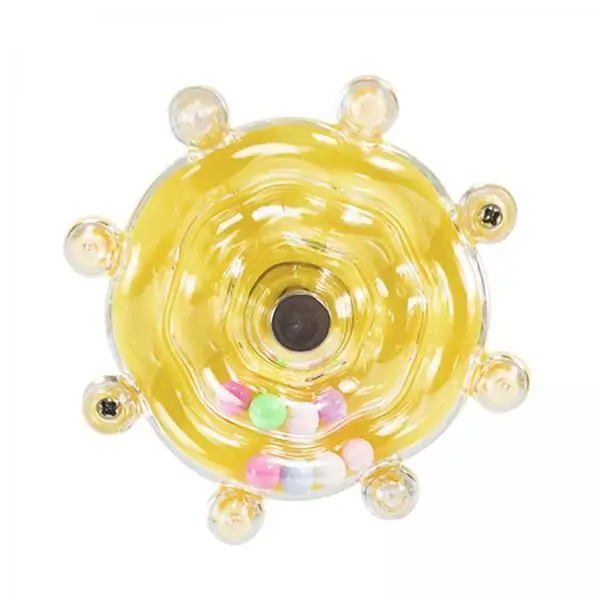 6xBird Parrot Cage Toy, Parrot Rotary Wheel Rattle, Cage Accessories for Small Medium Birds Macaws Finches
