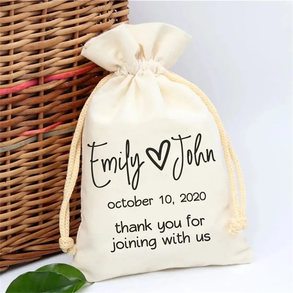 

20pcs Custom Wedding Favor Bags-Wedding Welcome Bags-Wedding Favors-Wedding Favor Bags for Candy-Personalized Wedding Favor Bag